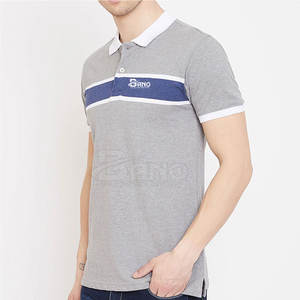 Camiseta de secado rápido para hombre de último diseño, Color sólido para uso al aire libre, hecha de tela de punto de fibra de algodón/Bambú - Product Image 2