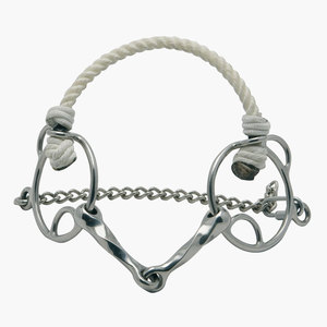 2025 mèches de cheval Hackamore durables chromées produits de tack équestres équipement équin - Product Image 3