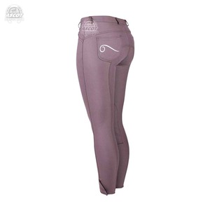 Pantalones de montar a caballo para hombre y mujer, precio al por mayor, en algodón, nailon, poliéster con asiento de silicona para ecuestre - Product Image 6