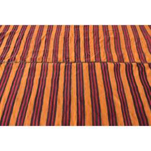 พรมปู10.8ft ขนาดใหญ่สีส้มแดงคลาสสิกวัสดุ PP ความหนา10มม. พรมยางเย็บปะติดปะต่อกันทรงสี่เหลี่ยมผืนผ้า - Product Image 5