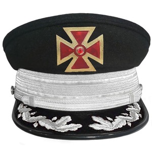 Gorras de Fardamento Masónicas de Lana Premium de Alta Calidad con Diseño Personalizado OEM, Patrón de Bordado a Medida y Artesanía Superlativa - Product Image 6