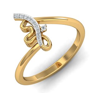 Anillo minimalista con forma de serpiente de latón y circonita, chapado en oro de 18k, anillo de serpiente al por mayor para mujer - Product Image 2
