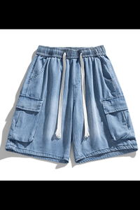 Vente en gros de shorts personnalisés d'été à la mode streetwear 100% coton short en éponge à séchage rapide pour hommes - Product Image 4