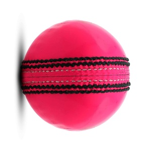 Pack de 6 Pelotas de Cricket Cuero Rosa para Partidos Día-Noche - Product Image 3