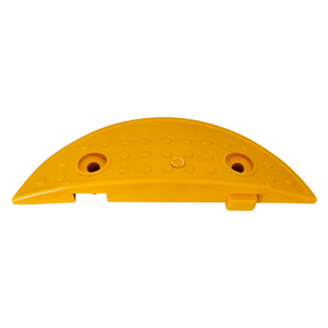 แผ่นยางชะลอความเร็ว EKO รูปวงรี ขนาด 30 x 10 x 4 ซม. พร้อมฐานยาง - Product Image 3