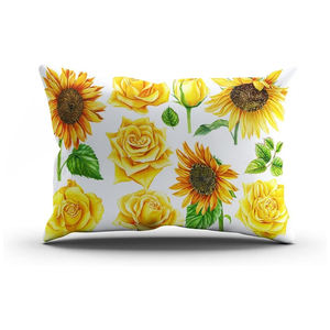 Funda de cojín de tela de algodón 100% con patrón de diseño personalizado único de lujo decorativo para interiores y exteriores - Product Image 2