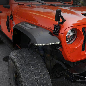 JP16 ODM alluminio sabbia tempesta parafango razzi con prestazioni luci LED per Wrangler JK - Product Image 4