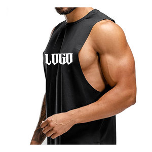 Camiseta sin mangas de gimnasio para hombre, ropa deportiva de compresión, chaleco muscular ajustado, ropa de Fitness, transpirable, secado rápido, colección de verano 2025 - Product Image 6