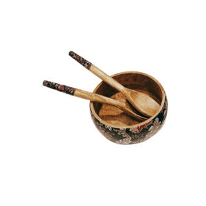 Cuencos de madera de Acacia de alta calidad, diseño de moda personalizado, novedad, gran oferta, mesa de comedor, fruta, bowll - Product Image 4