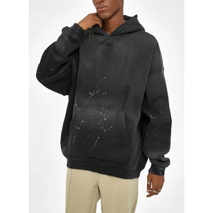 เสื้อสเวตเตอร์แบบสวมหัวโอเวอร์ไซส์ของผู้ชายเสื้อสเวตเตอร์ผ้าฟลีซทรงหลวมใส่ได้ทั้งฤดูหนาวใส่ได้ทั้งผู้ชายและผู้หญิง - Product Image 4