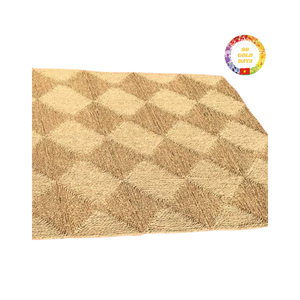 Alfombra tradicional vietnamita de algas marinas, alfombra redonda Natural tejida a mano, alfombra decorativa para suelo para decoración interior moderna del hogar - Product Image 1