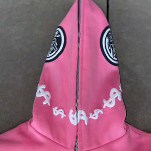 Sweat à capuche zippé 100% coton de haute qualité pour hommes, sweat-shirt polaire respirant tendance avec broderie numérique personnalisée pour l'hiver - Product Image 3