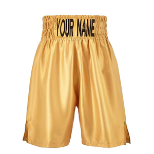 Pantalones cortos de boxeo con estampado de logotipo personalizado 2025, pantalones cortos de boxeo para hombre personalizados, pantalones cortos de entrenamiento de Kickboxing MMA - Product Image 2