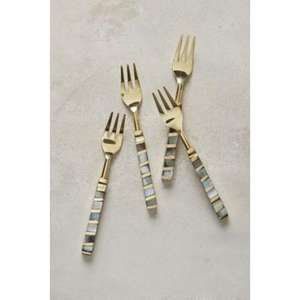 Juego de cubiertos con mango de resina de diseño exquisito con acero inoxidable resistente para una experiencia gastronómica profesional y refinada - Product Image 2