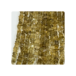 Cuentas de pepitas facetadas de cuarzo de cerveza Natural de tamaño de hebra de 8 pulgadas de alta calidad de 12 a 15 mm aprox. para la fabricación de joyas - Product Image 1