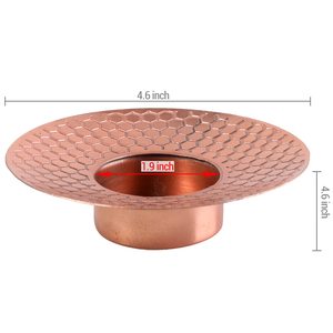 Votiva de metal para velas de candelita iluminación adecuada para bodas decoración festiva y brillo cálido - Product Image 3