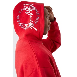 Sweat à capuche zippé pour hommes de qualité supérieure pantalon survêtement personnalisé polaire lourde logo de haute qualité respirant essentiel surdimensionné hiver - Product Image 3