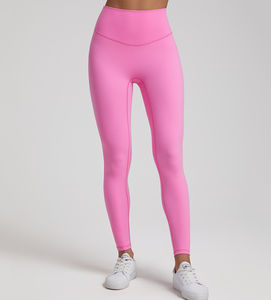 เลกกิ้งออกกำลังกายในยิมไร้รอยต่อสำหรับผู้หญิงเลกกิ้งออกกำลังกายโยคะเอวสูงโลโก้กำหนดเองได้ - Product Image 6