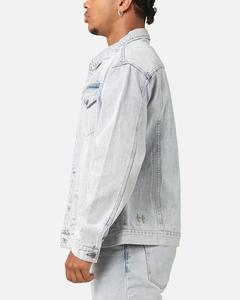 <b>MEN'S</b> DENIM <b>JACKET</b> CUSTOM DENIM <b>TRUCKER</b> <b>JACKET</b> CLAW INTERNATIONAL Made in Pakistan - Product Image 3