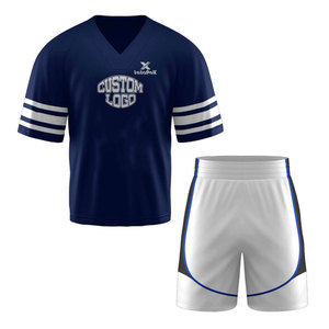 Uniformes de Lacrosse Sublimados Personalizados para Hombre Adulto, 100% Poliéster, Color Sólido, para Torneos Escolares, Clubes Deportivos, Tejido Transpirable de Secado Rápido - Product Image 1