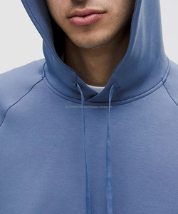 Sudadera con Capucha para Hombre, 100% Algodón, Logotipo Personalizado, Estilo Urbano, Sudadera Extra Grande, Cuello Redondo, Letras Impresas, Invierno, Tinte Liso - Product Image 4