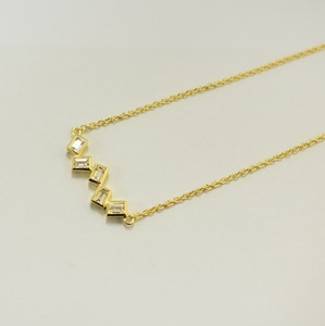 Collier élégant en chaîne de perles d'eau de mer plaqué or jaune S925, personnalisable, style vintage, bijoux OEM ODM, cadeau - Product Image 1