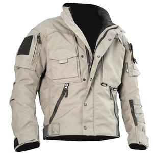 Blouson aviateur slim décontracté pour hommes avec col zippé à la mode pour l'hiver avec col montant et fermeture éclair techniques de teinture unie - Product Image 6