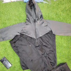 Logo personnalisé de haute qualité jogging haute couture hommes Sport survêtement coupe-vent Streetwear survêtement pantalon de survêtement lourd logo - Product Image 1