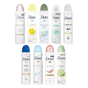 Dove Fresh Déodorant Anti-Transpirant Spray 150ml Avec Crème Hydratante Pendant 48 Heures