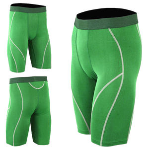 Pantalones cortos grises 2 en 1 para hombre, pantalones cortos de compresión de doble capa para hombre, pantalones cortos deportivos de compresión para gimnasio y Fitness - Product Image 5