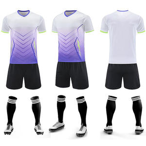 เสื้อฟุตบอลสโมสรแบบกำหนดเองสำหรับผู้ชายปี 2024 ชุดกีฬาสีน้ำเงินขาว พร้อมชื่อและโลโก้ส่วนตัว - Product Image 1