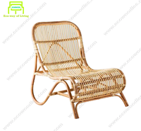 Fauteuil à bascule en bambou écologique pour l'extérieur, fonction massage, repose-pieds rétractable, design mobile, style mid-century moderne pour balcon