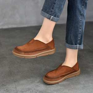 Zapatos Oxford vintage para mujer con cordones, clásicos, cómodos, zapatos individuales para dama, zapatos casuales retro - Product Image 2