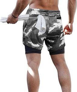 Pantalones cortos de nailon personalizados de 7 pulgadas para gimnasio, pantalones cortos blancos para entrenamiento, culturismo para hombre, venta al por mayor - Product Image 2