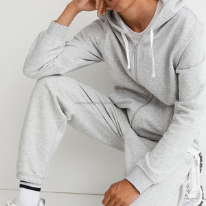 ชุดเสื้อมีฮู้ดสำหรับผู้ชายชุดจ๊อกกิ้งแบบสวมหัวมีฮู้ดออกแบบได้ตามต้องการโลโก้ของตัวเอง - Product Image 5