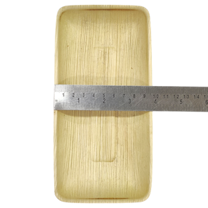 Plaques de bois rectangulaires jetables de qualité supérieure robustes et élégantes pour un usage quotidien et des événements de fêtes - Product Image 2