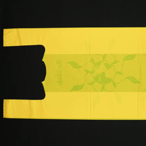 Sacs de T-shirts recyclables et écologiques imprimés sur mesure Sac à provisions en plastique biologique compostable en rouleau - Product Image 2