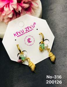 ต่างหูแหวนชุดเครื่องประดับสแตนเลสชุบทองสำหรับผู้หญิง ดีไซน์เรขาคณิตทันสมัย เหมาะสำหรับงานแต่งงาน งานปาร์ตี้ และแฟชั่น - Product Image 5