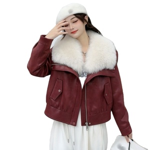 Runwaylover Genuine <b>Leather</b> Winter Breathable Vintage Long <b>Trench</b> <b>Coat</b> with Zipper and Button - Product Image 3