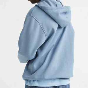 Ensemble de sweat-shirt à capuche zippé gris décontracté pour homme, coupe régulière, confortable, streetwear, sweat-shirt d'hiver, impression numérique - Product Image 5