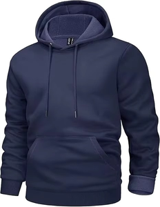 Sweat-shirts en molleton d'hiver surdimensionnés pour hommes, personnalisés, graphiques, grande taille, écologiques, 100% coton, sweats à capuche OEM, teinture unie - Product Image 2