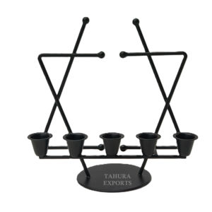 From Manufacturer and Exporter Of Top Trending 2026 <b>Black</b> Five <b>Candlestick</b> Candle Holder Best Metal Iron for Home Decorative - Product Image 1