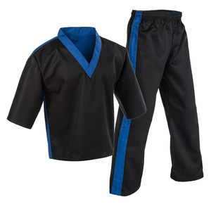 Uniforme de Karate Peso Pesado 14 oz 100% Algodón para Jóvenes y Adultos Kimono de Lona Profesional 3PC Gi Set Incluye Pantalones - Product Image 4