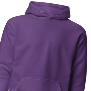 Sweat à capuche unisexe en molleton de coton premium violet, doux, chaud, décontracté, streetwear, hiver, uni, vente, fournisseur - Product Image 3