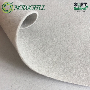 100% polyester écologique résistant à l'eau léger uni teint non tissé aiguille poinçon tissu pour Dohar - Product Image 6
