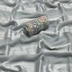 Bollywood dernier concepteur à la mode lourd porter Georgette Saree avec Super séquence travail grossiste & fabricant de l'Inde - Product Image 1