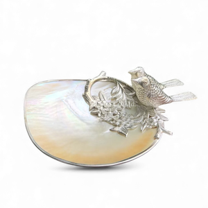 Refined Mother of Pearl Shell <b>Plate</b> <b>for</b> Luxury Dessert Serving Table Decor and Jewelry <b>Display</b> From Vietnam - Product Image 1