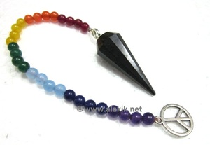 Bán Buôn Vàng Chakra Chỉ Donut Con Lắc Handmade Đá Quý Kỹ Thuật - Product Image 3