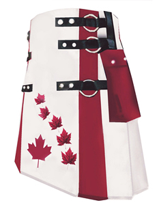 Mode ethnique Kilt utilitaire 100% coton jupe à carreaux bas prix fait à la main par Leather Artisan - Product Image 2