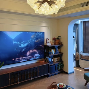 Mobile <span class=keywords><strong>TV</strong></span> Sospeso in Noce Stile Mid-Century Modern Personalizzabile |   Mobile <span class=keywords><strong>TV</strong></span> Minimalista per Soggiorno - Product Image 6